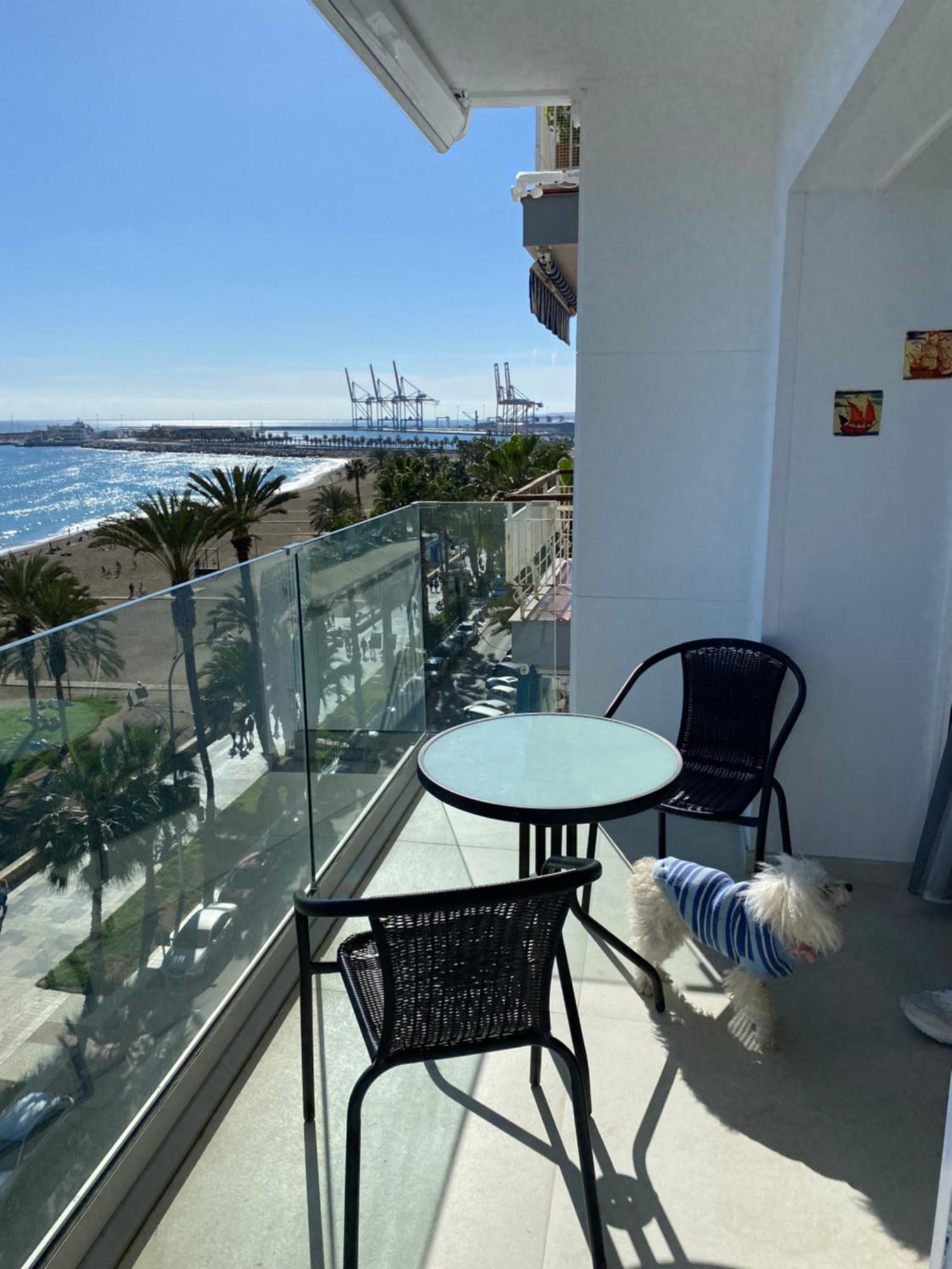 Playa Malagueta Vistas Frontal Al Mar Con 2 Appartement