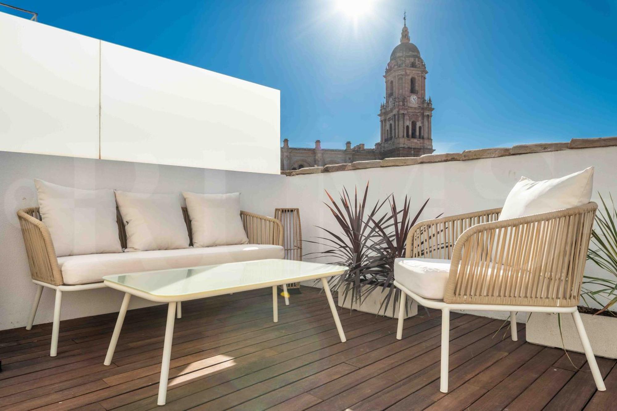 Penthouse With Terrace And Cathedral Views By Rems Apartment Malaga