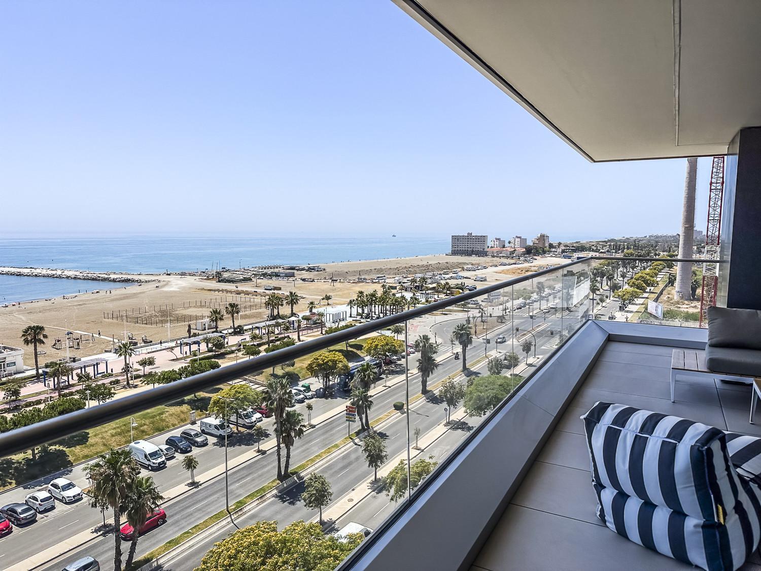 -malagasunapts-tower Living Sea Views Pool Gym Park Malaga