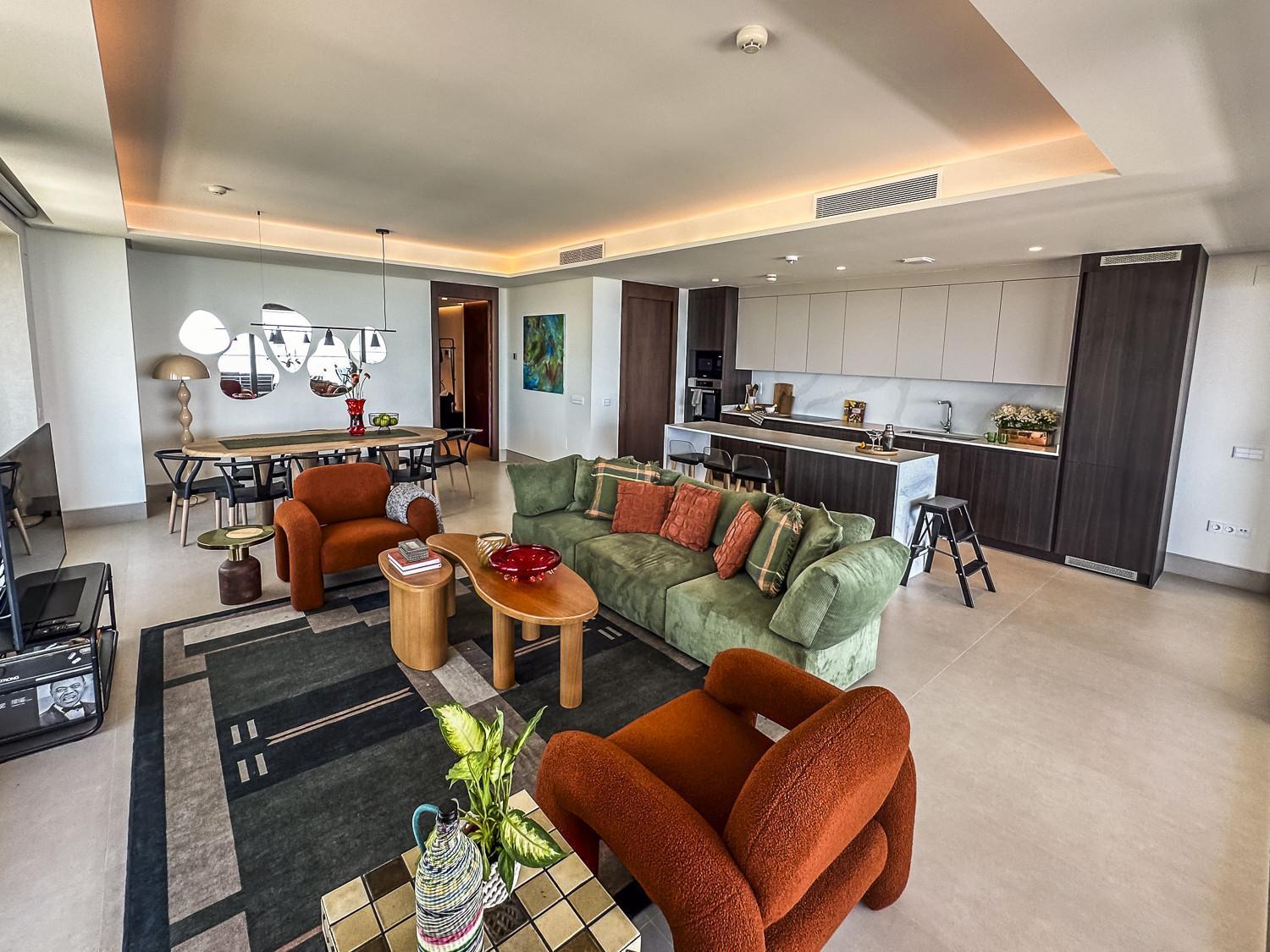 -malagasunapts-tower Living Sea Views Pool Gym Park Apartment Malaga