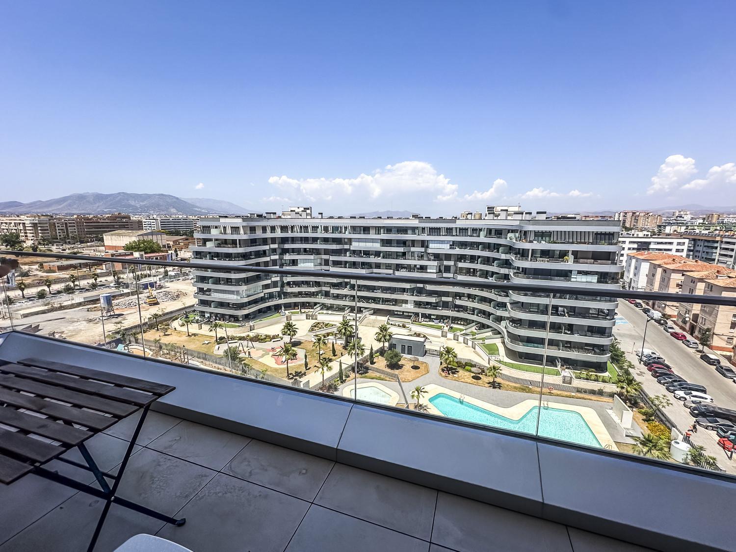 Apartment -malagasunapts-tower Living Sea Views Pool Gym Park Malaga
