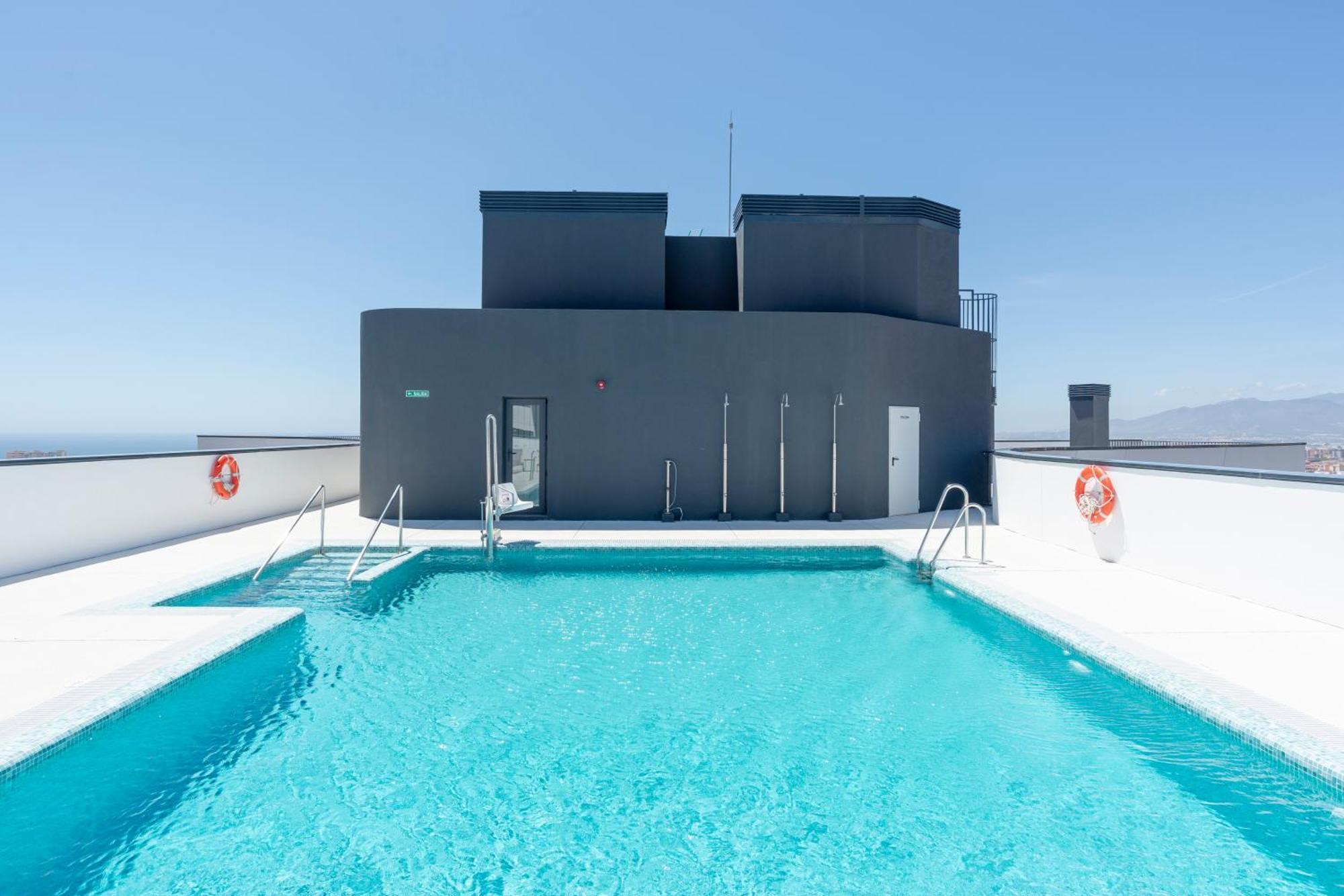 Apartment Skyline Iv Pool & Coworking By Ele Malaga