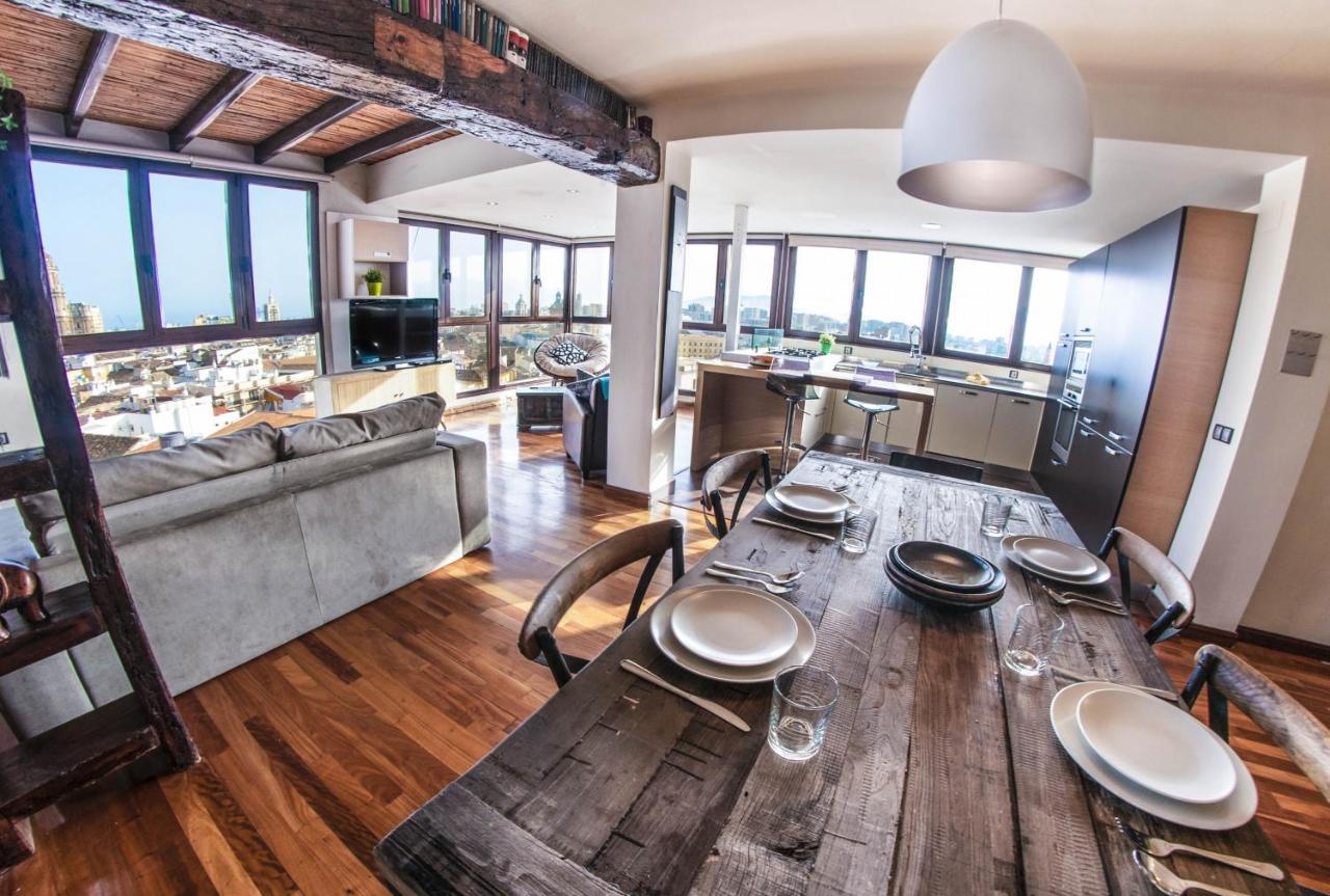 Apartment Malagaflat Design Loft City Views *