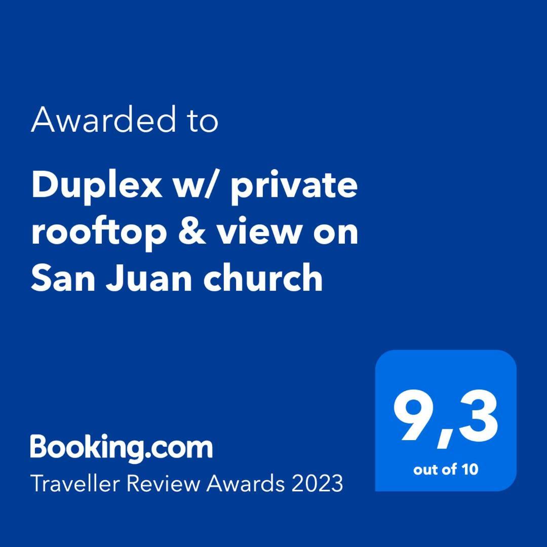 Duplex With Private Rooftop & View On San Juan Church By Rems *