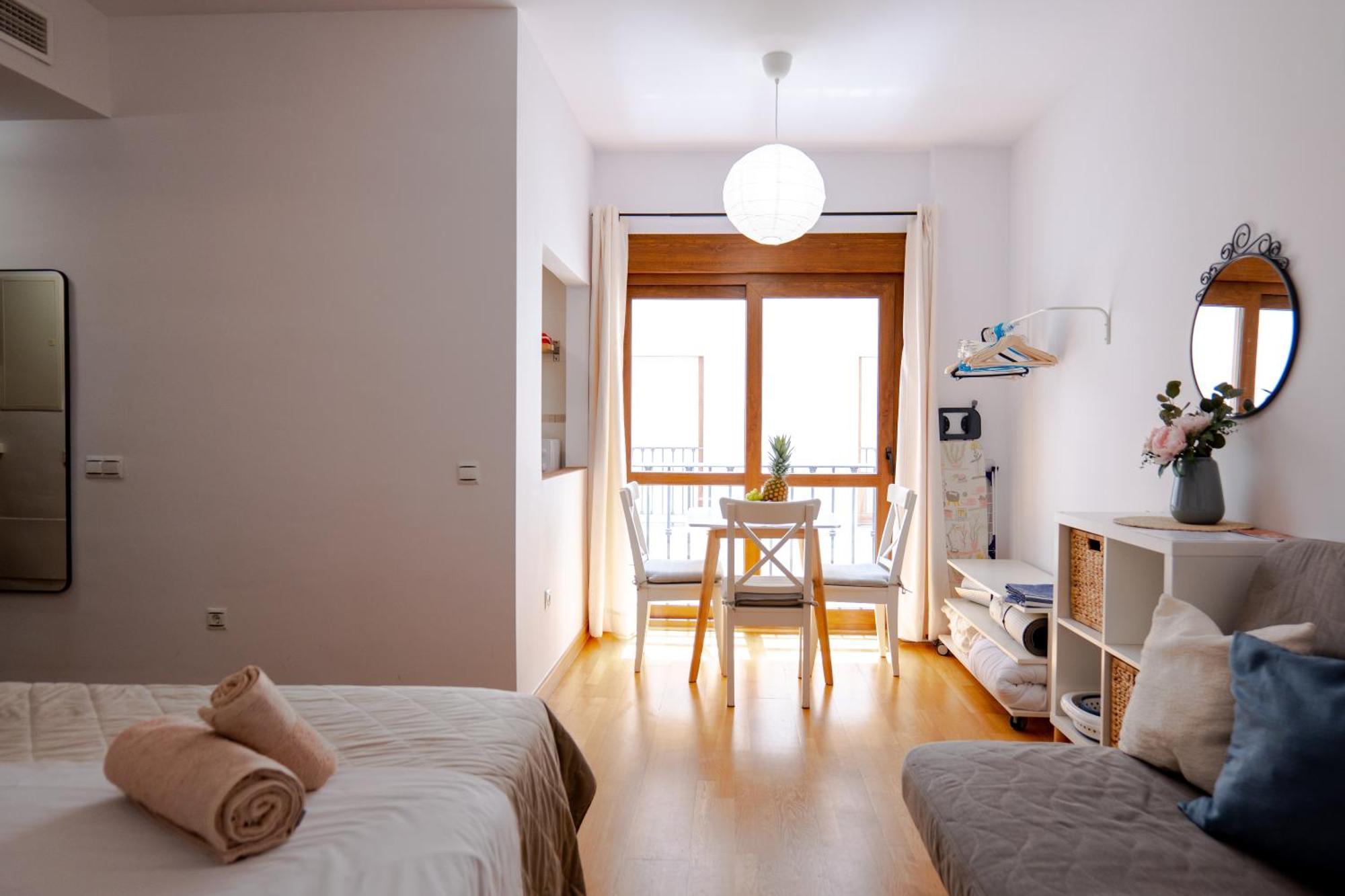 Estudio Centrico Agua Gibralfaro Con Piscina Appartement Málaga