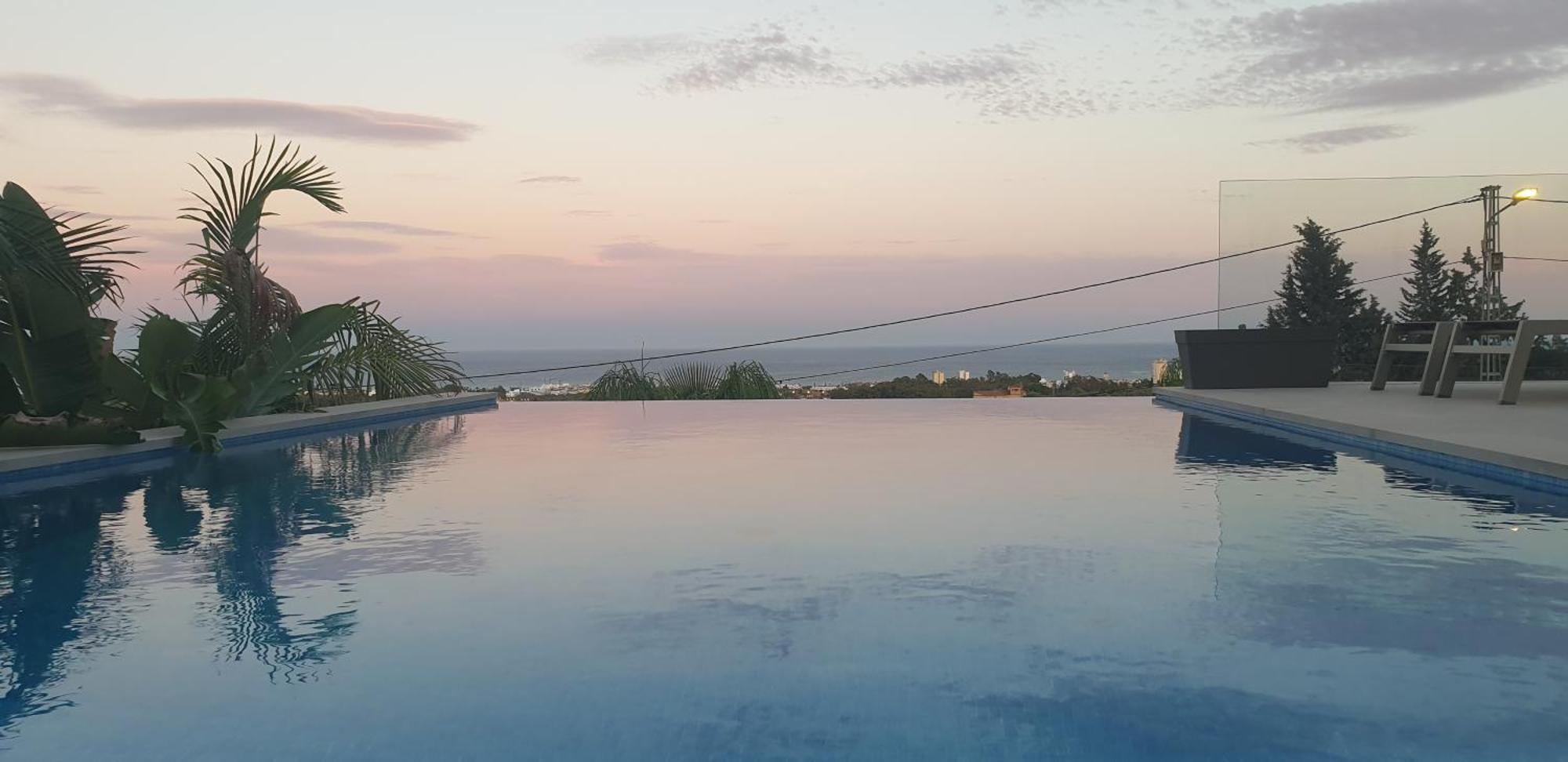 Happyplace - With Panoramic Sea View Heated Infinity Saltwater Pool Villa Malaga