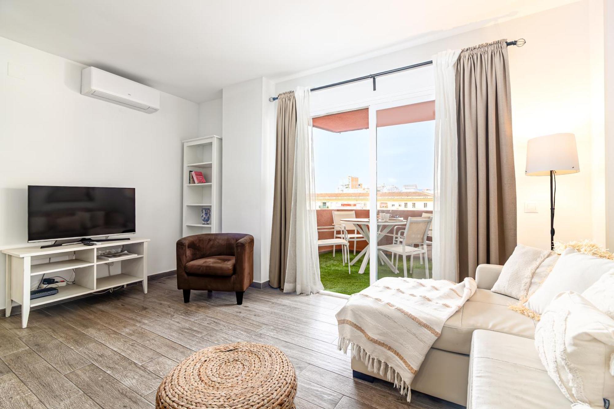 Center Flat & Terrace Apartment Malaga