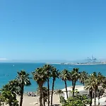 Panoramic Views To The Sea In Malaga
