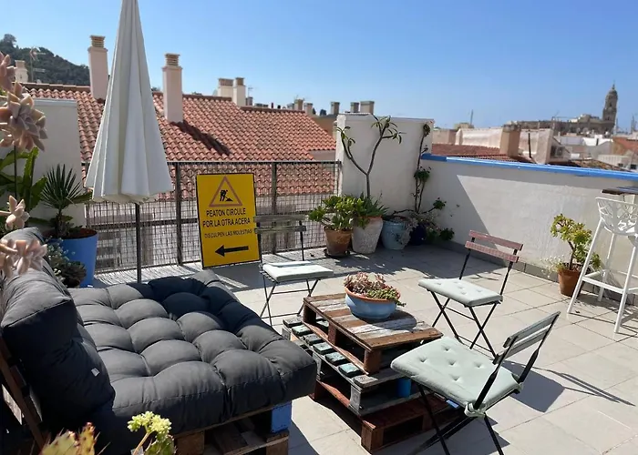 Charming Home With Private Terrace,Heart Of Malaga