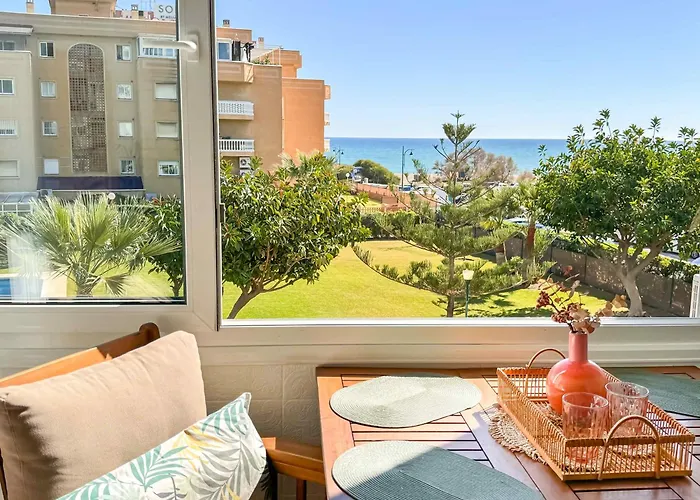 Apartamento Con Vistas Al Mar A 1 Min De La Playa