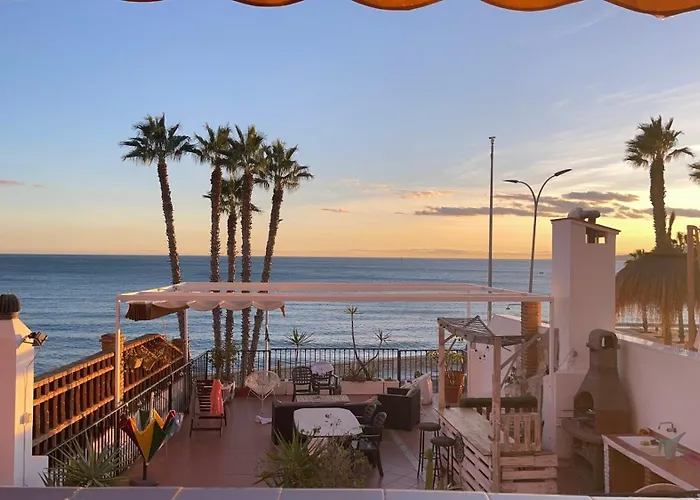 Sunset Ocean View In Malaga Beach