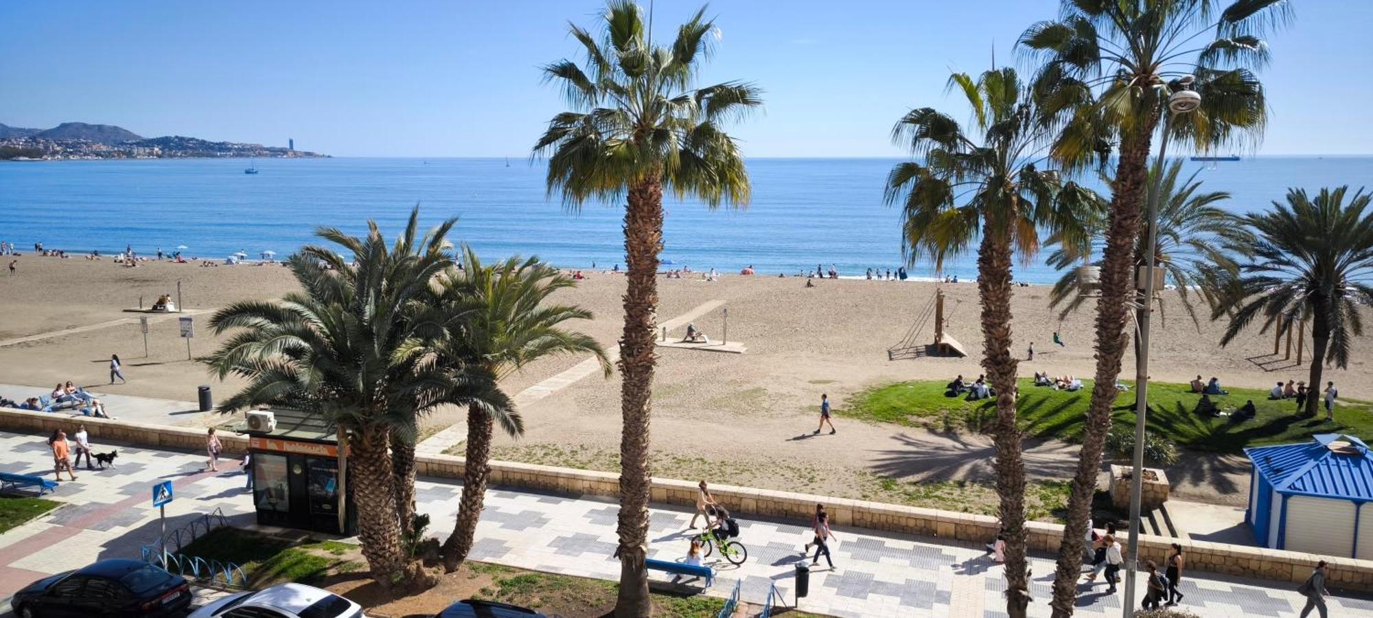 Vistas Al Mar - Frente A La Playa Malagueta 6 Personas Apartment Malaga