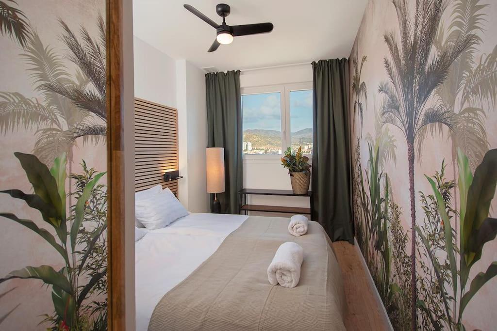 Urban Jungle In Center, 18th Floor, Rooftop Pool, Free Parking Malaga