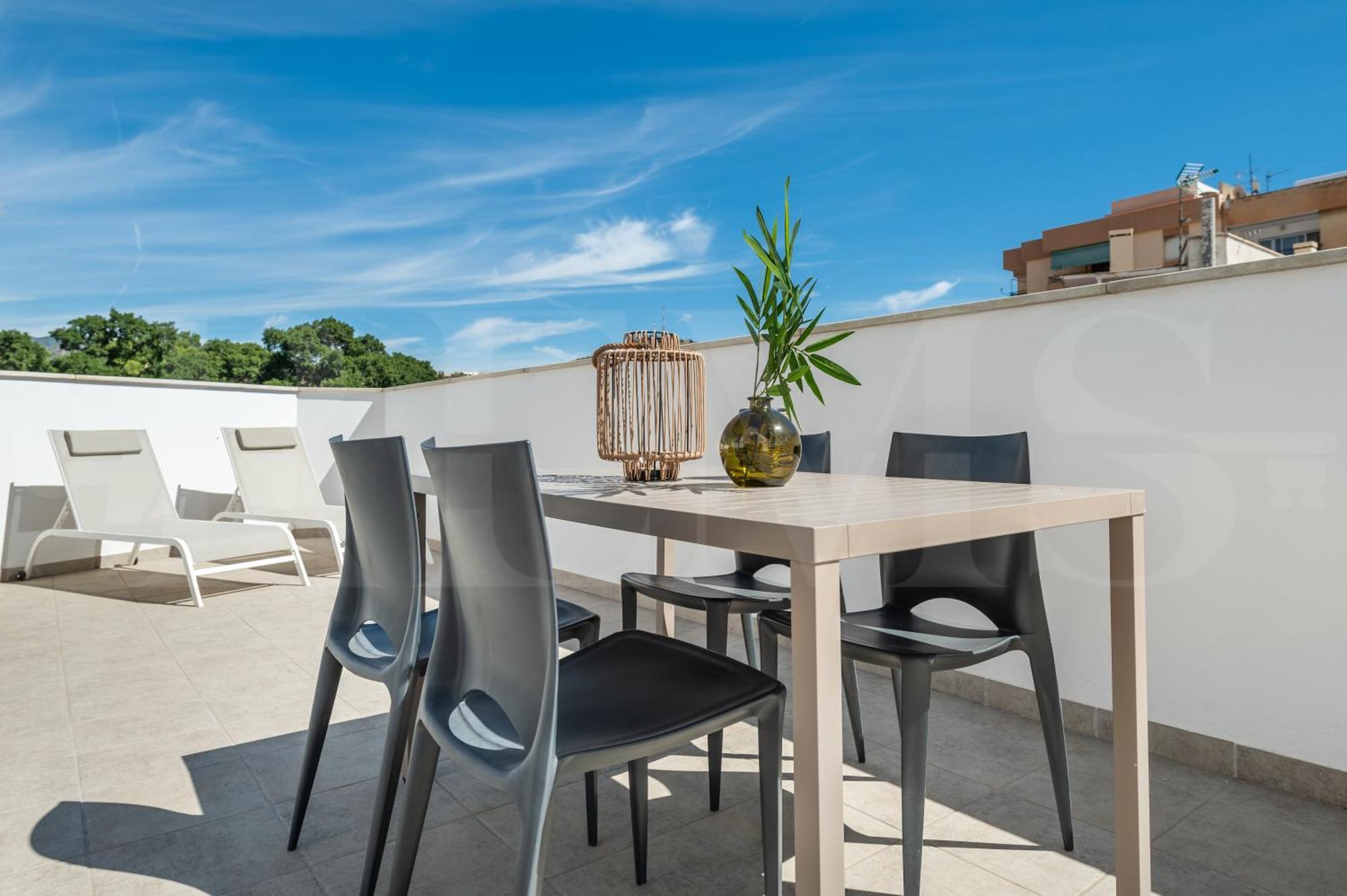 Spacious & Private Terrace By Rems Malaga