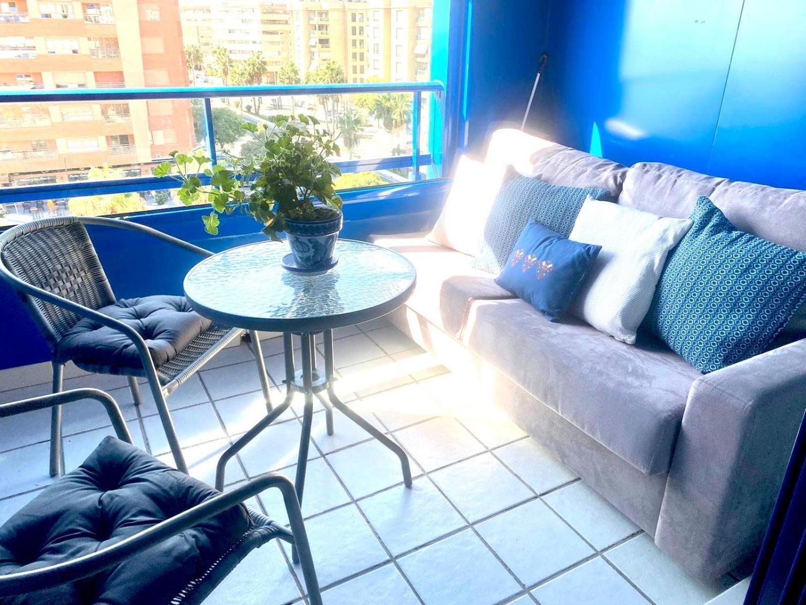 Apartamento Alma Malaguena: 1era Linea Playa Málaga