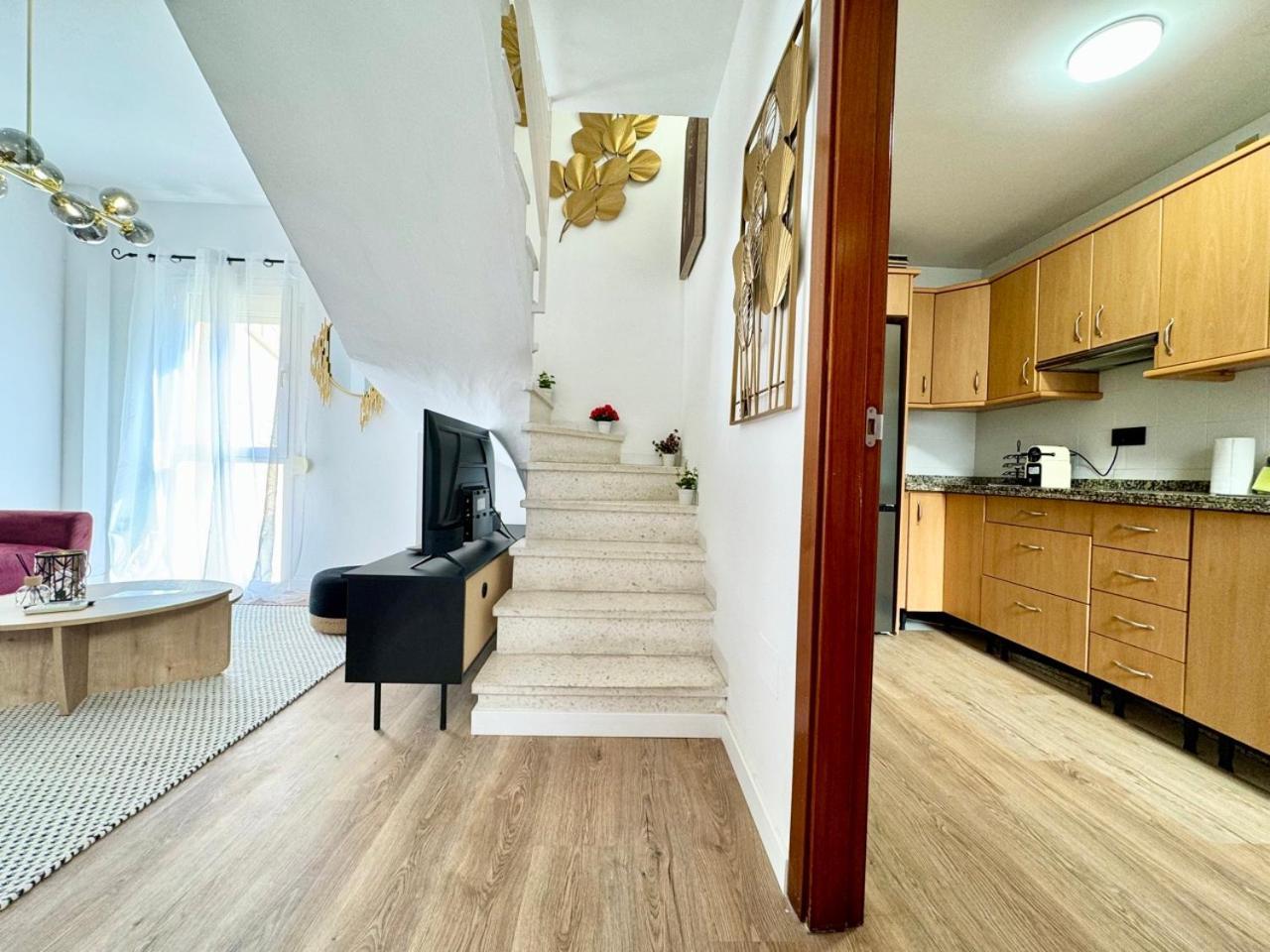 Historic Center Duplex With 3bd Ac & Parking Apartment Malaga