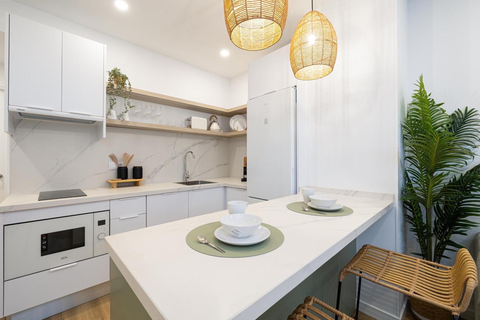 Bright Renovated -terrace -1bedroom 1bath Malaga