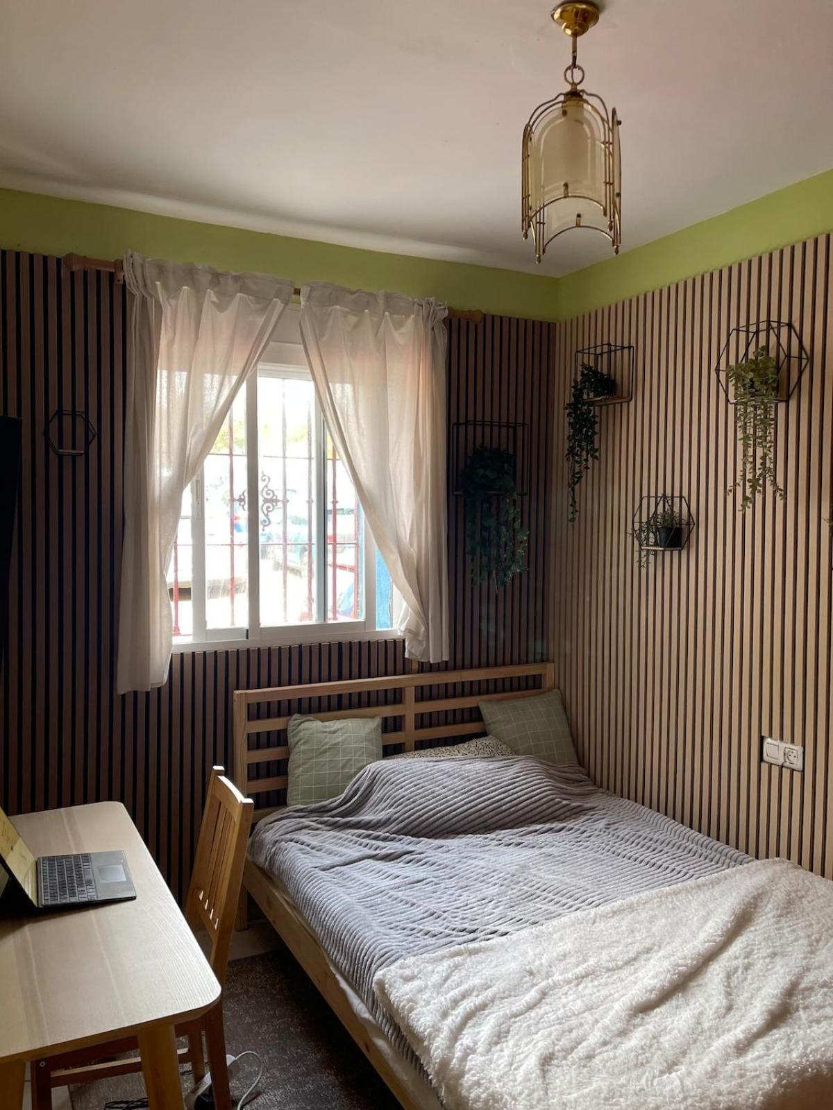 Warm Wood 1 Bedroom Sofa Bed Apartment
