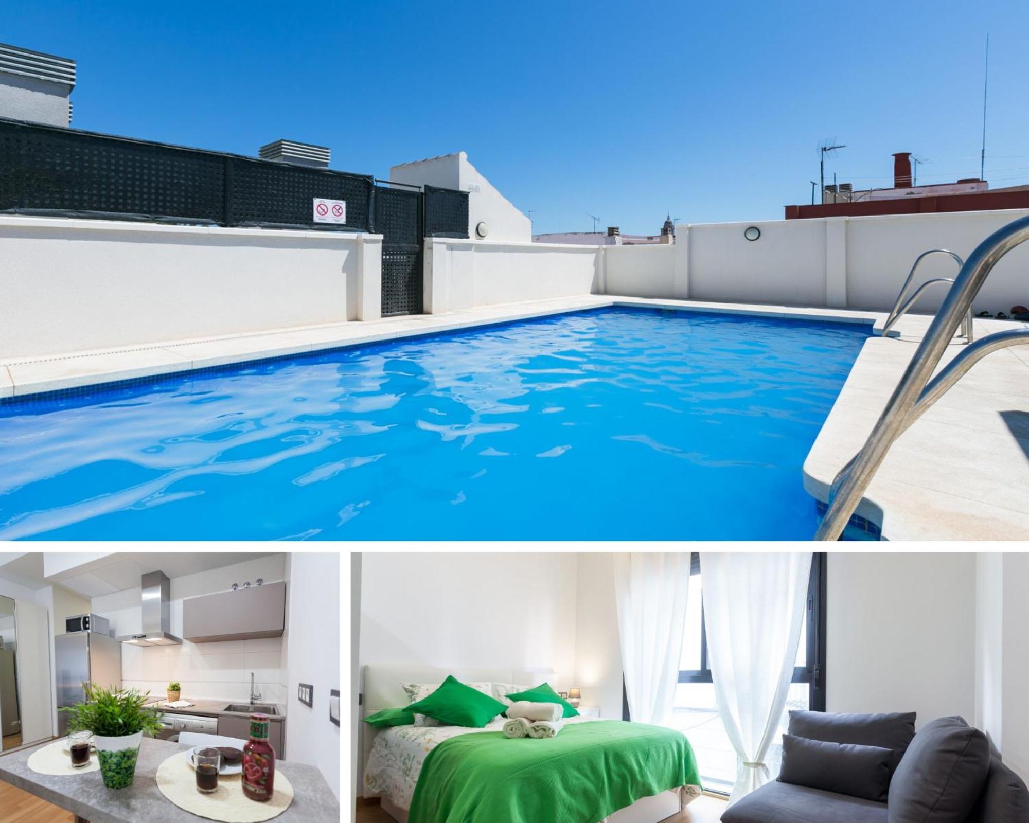 Romantico Estudio Con Piscina Apartment *