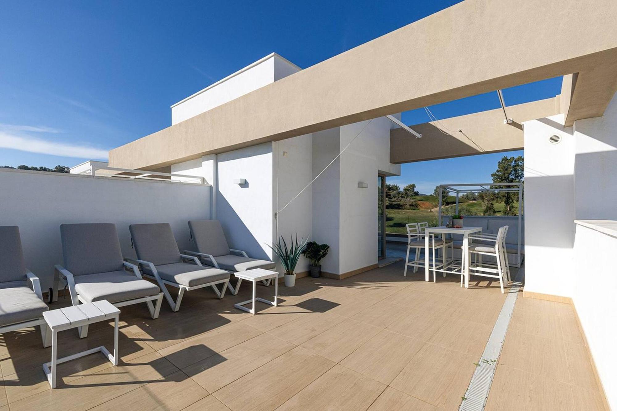 007 Modern 3 Bed Frontline Golf Townhouse In La Cala Golf With Mountain Views