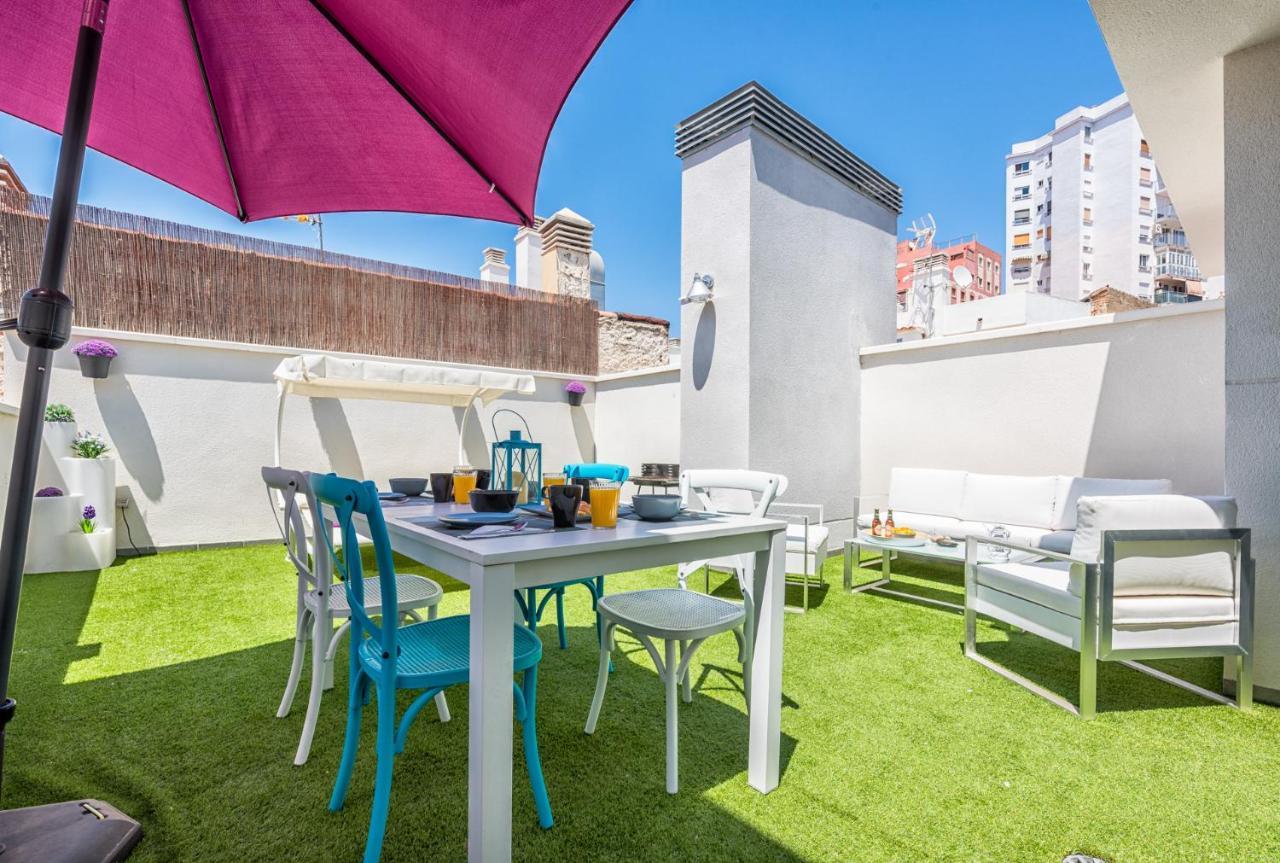 Apartment Atico Con Terraza Ac 1Hab En El Centro Y Piscina Comunitaria