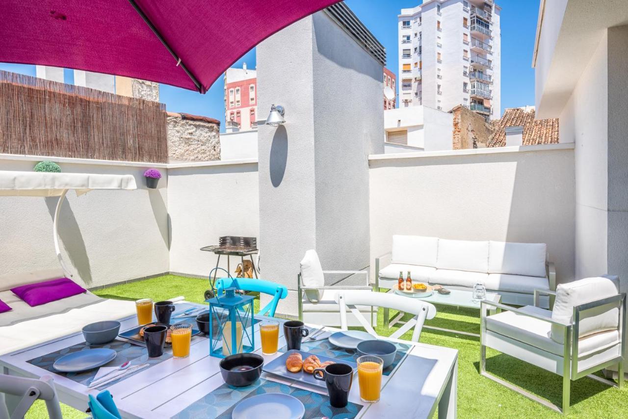 Atico Con Terraza Ac 1Hab En El Centro Y Piscina Comunitaria Apartment Málaga