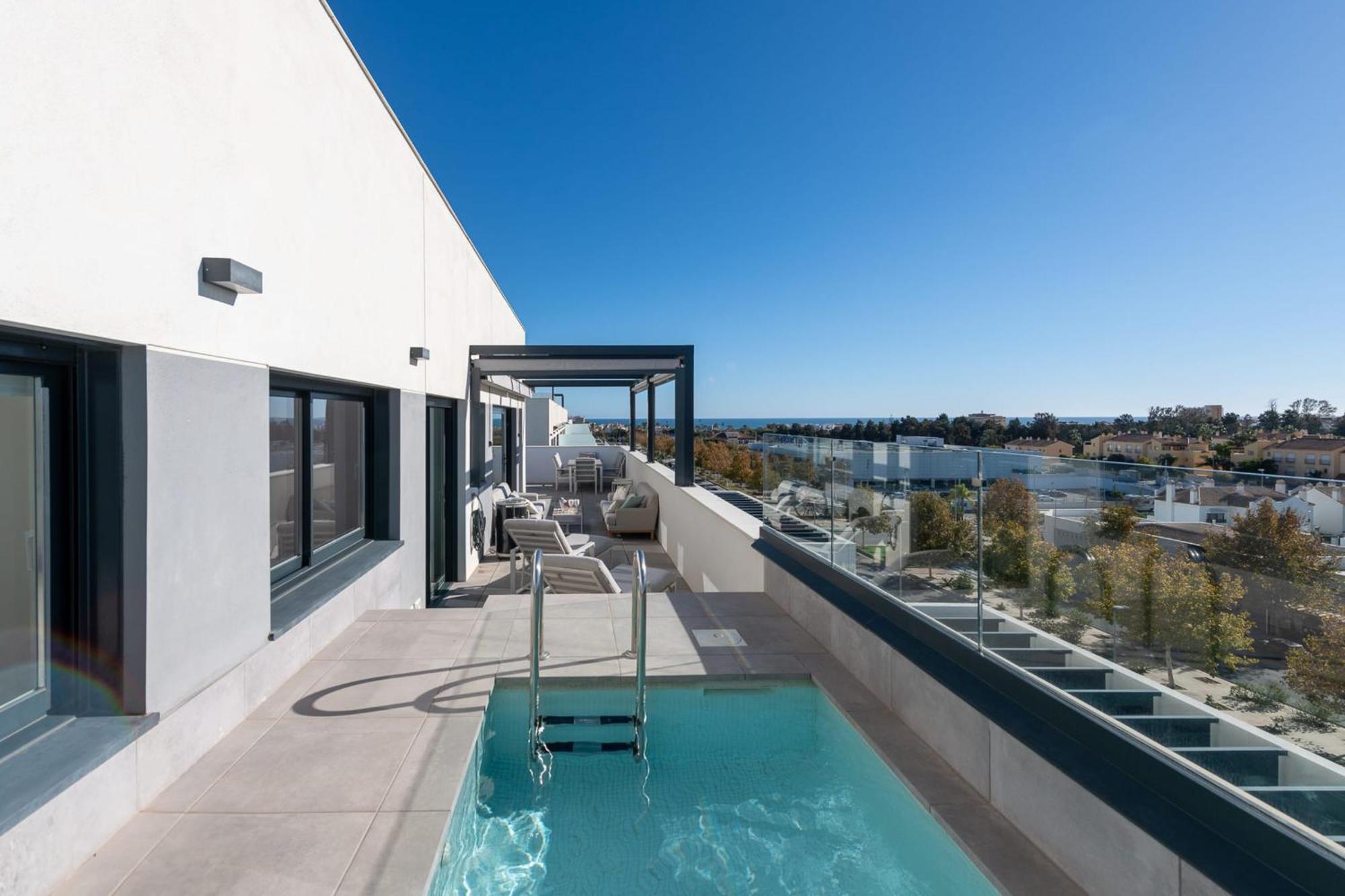 Appartement Amazing 3 Bedroom Penthouse With Private Pool In Cala Serena - La Cala