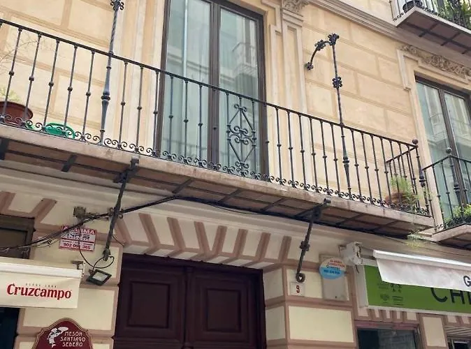 Holidays2Malaga Correo Viejo Next Cathedral Malaga With French Balconies
