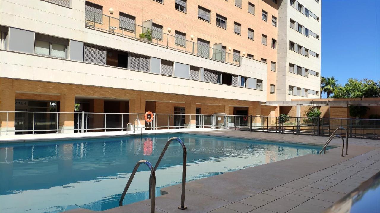 On The Beach! Frente Al Paseo Maritimo, Parking Y Piscina Apartment
