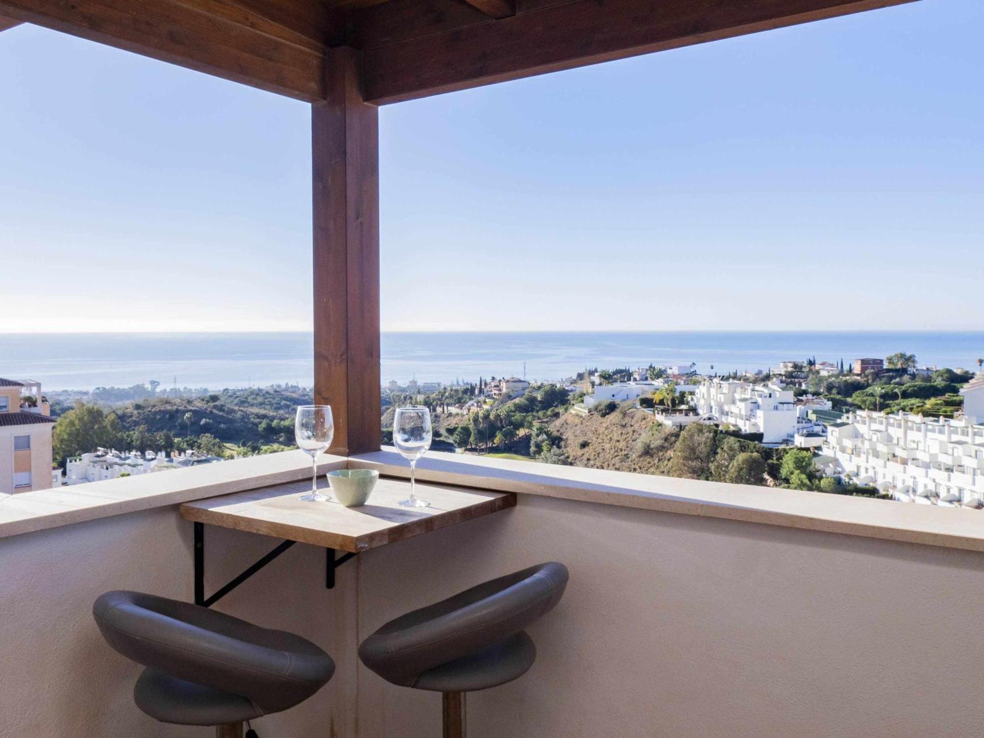 Atico Con Vistas Al Mar Piscina Y Parking Apartamento Málaga