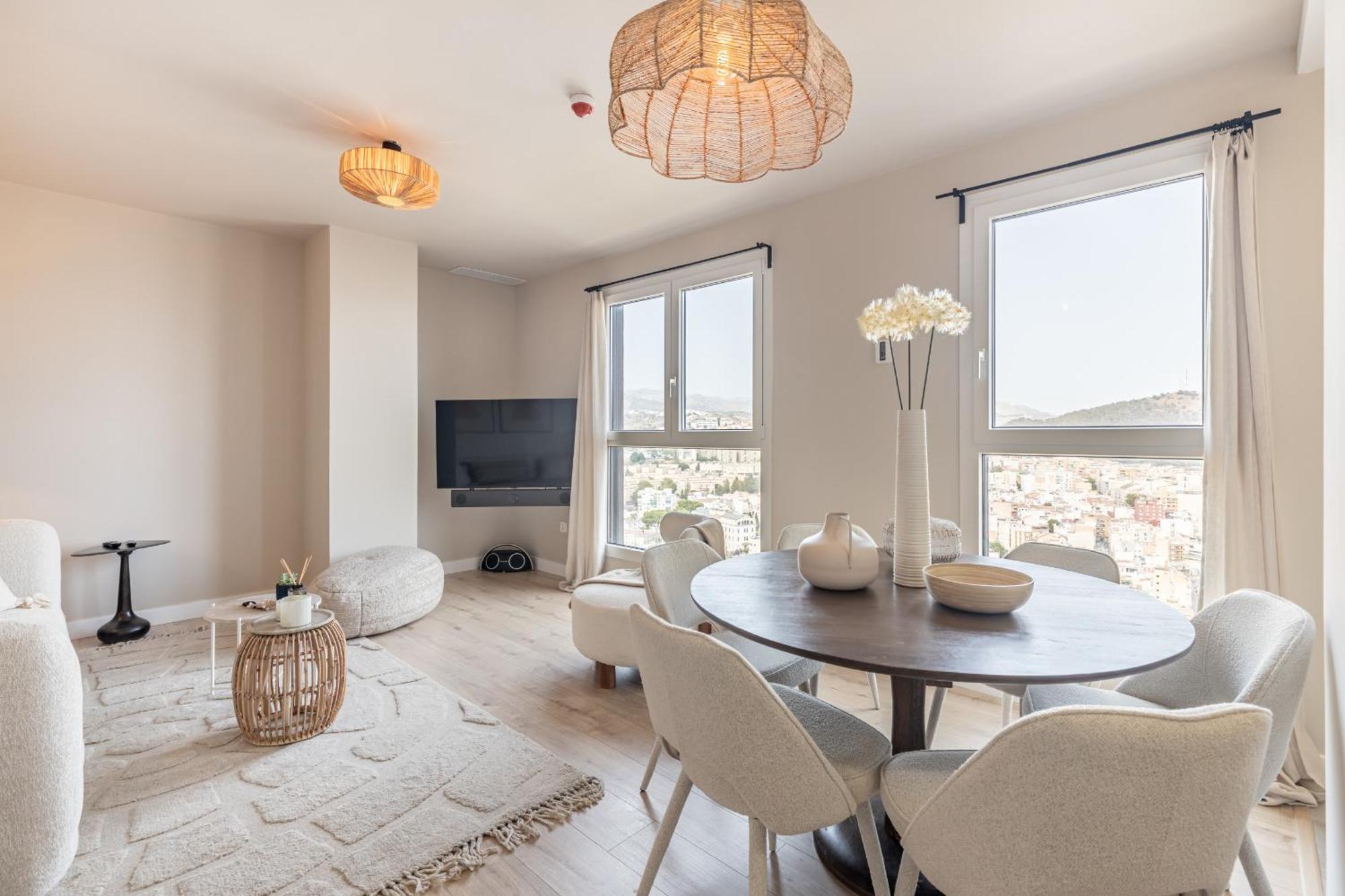 Apartment Skyline 5 Pool & Parking Free Malaga